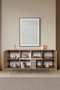 Hanah Home Sina 4621 Consola Roble Zafiro y Blanco